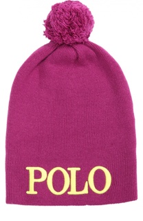 Шапка с помпоном Polo Ralph Lauren