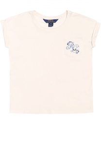 Хлопковая футболка с круглым вырезом Polo Ralph Lauren