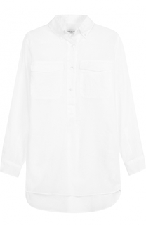 Удлиненная полупрозрачная блуза свободного кроя Dries Van Noten