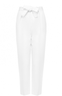 Укороченные брюки с защипами и поясом Polo Ralph Lauren