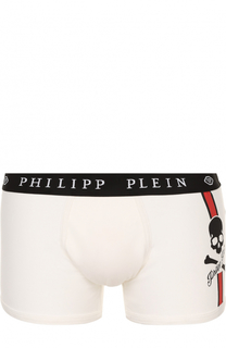 Хлопковые боксеры с широкой резинкой Philipp Plein