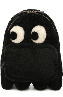 Рюкзак Ghost Mini с отделкой овчиной Anya Hindmarch