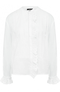 Блуза прямого кроя с оборками Isabel Marant