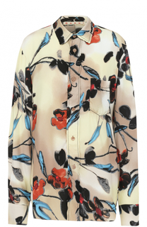Блуза прямого кроя с цветочным принтом Marni