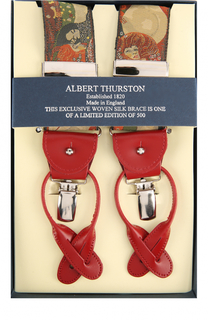 Подтяжки с отделкой из натуральной кожи Albert Thurston