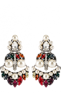 Серьги с жемчужинами и кристаллами Swarovski Anton Heunis