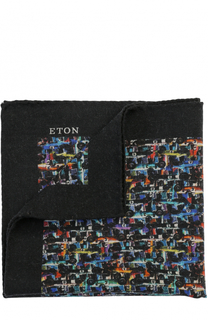 Шерстяной платок с принтом Eton