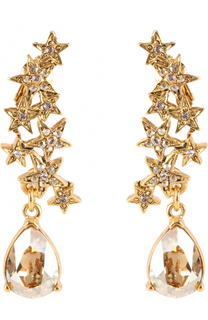 Серьги с кристаллами Swarovski Oscar de la Renta
