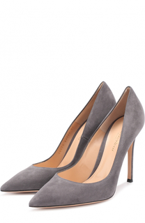 Замшевые туфли Gianvito 105 на шпильке Gianvito Rossi