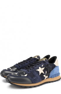 Комбинированные кроссовки Rockrunner Camustars Valentino