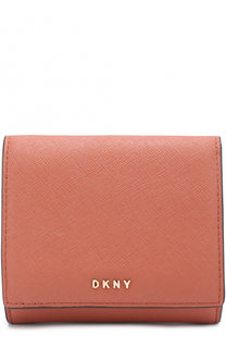 Кожаный кошелек с клапаном DKNY