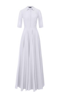 Приталенное платье-рубашка с укороченным рукавом Tegin
