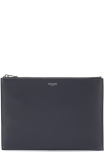Кожаный чехол для iPad на молнии Saint Laurent