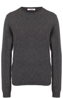 Кашемировый пуловер с заклепками Valentino