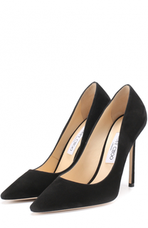 Замшевые туфли Romy 110 на шпильке Jimmy Choo