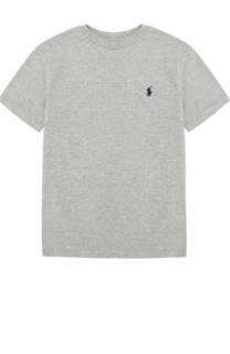 Хлопковая футболка с логотипом бренда Polo Ralph Lauren