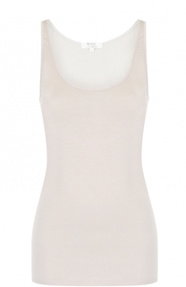 Топ с круглым вырезом без рукавов Back Label