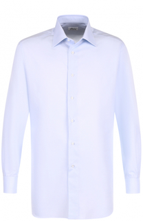 Хлопковая сорочка с воротником кент Brioni