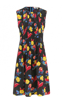 Шелковое мини-платье с принтом Diane Von Furstenberg