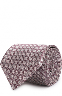 Шелковый галстук с узором Brioni