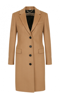 Приталенное шерстяное пальто Burberry