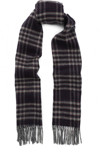 Кашемировый шарф с бахромой Johnstons Of Elgin