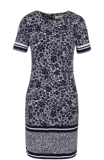 Приталенное мини-платье с цветочным принтом MICHAEL Michael Kors