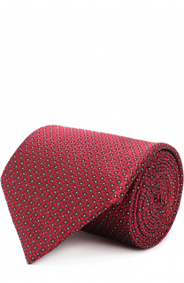 Шелковый галстук с узором Lanvin