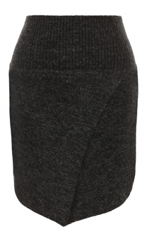 Шерстяная мини-юбка асимметричного кроя Isabel Marant Etoile