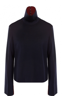 Водолазка прямого кроя с контрастным воротником MRZ