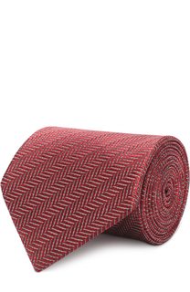 Шелковый галстук с узором Lanvin