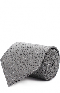 Шелковый галстук с узором Lanvin