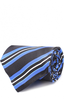 Шелковый галстук в полоску Kiton