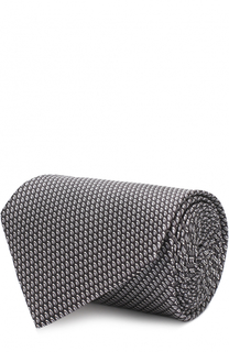 Шелковый галстук с узором Lanvin