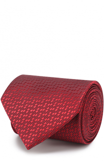 Шелковый галстук с узором Lanvin