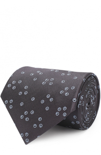 Шелковый галстук с узором Lanvin