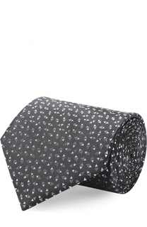 Шелковый галстук с узором Lanvin