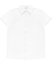 Хлопковая рубашка прямого кроя с короткими рукавами Dolce &amp; Gabbana