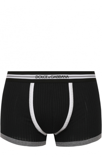 Хлопковые боксеры с широкой резинкой Dolce &amp; Gabbana