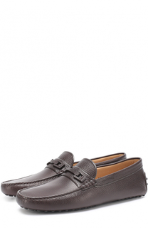 Кожаные мокасины с перемычкой Tod’s Tods