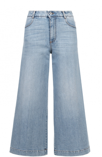 Укороченные расклешенные джинсы с карманами Stella McCartney