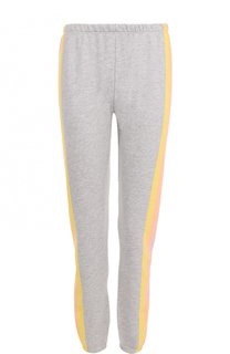 Хлопковые джоггеры с лампасами Wildfox