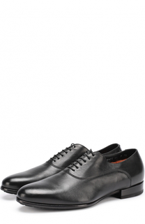 Классические кожаные оксфорды Santoni