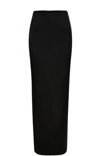 Шелковая юбка-макси с разрезом Giorgio Armani