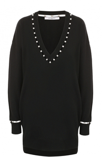 Пуловер свободного кроя с V-образным вырезом Givenchy