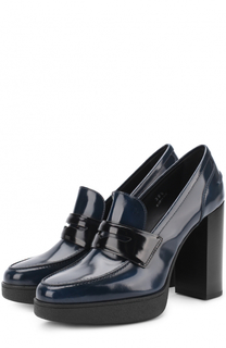 Лаковые туфли с перемычкой Tod’s Tods