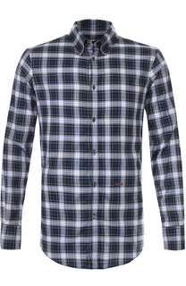 Хлопковая рубашка в клетку Dsquared2