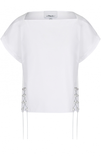 Топ свободного кроя с жемчужной отделкой 3.1 Phillip Lim
