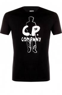 Хлопковая футболка с принтом C.P. Company