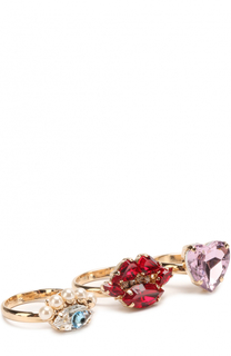 Набор из колец с кристаллами Swarovski Anton Heunis